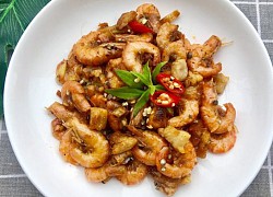 Món tôm rim muối ớt đậm vị ngon cơm