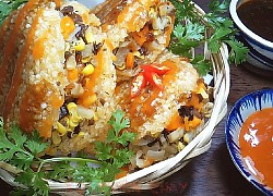 2 cách làm xôi chiên nhân củ sắn và nhân nấm chay thơm phức ăn là ghiền