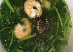 2 Cách nấu canh xà lách xoong (cải xoong) nấu tôm ngon ngọt hấp dẫn tại nhà