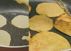 Cách làm bánh pancake khoai lang hạt chia thơm ngon cho bé ăn dặm