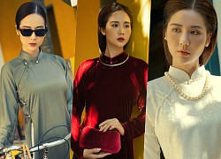 Đeo kính đen, diện áo dài đầu năm, Phan Minh Huyền gợi nhớ vẻ đẹp quý cô Sài Gòn xưa