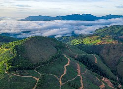 Lên núi Chư Hreng ngắm quần thể đá kỳ lạ giữa mây trời