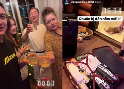 Đặng Văn Lâm chia tay gia đình ngay sau tiệc đón năm mới 2022