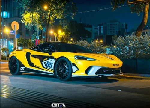 Chiếc McLaren GT độc nhất Việt Nam diện áo mới đón Tết Nhâm Dần