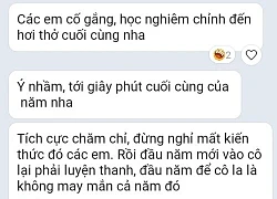 Cuối năm cô giáo nhắn vài dòng nhắc nhở học sinh, vô tình viết sai 1 từ mà cả lớp hốt hoảng: Hãy để chúng em ăn Tết bình yên