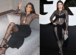 Kim Kardashian và Julia Fox mặc giống nhau