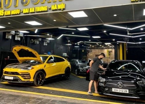 Làm đẹp ô tô đón Tết: Khách không đông, garage cho nhân viên nghỉ sớm