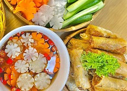 2 cách làm bún chả giò giòn rụm thơm ngon khó cưỡng cực đơn giản