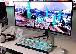 [CES 2022] Dell Alienware 34 ra mắt: màn hình Quantum-Dot OLED cong, hệ thống chiếu sáng AlienFX