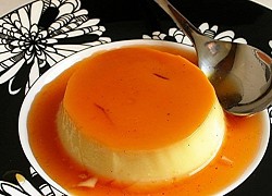 Món bánh flan bằng lò vi sóng