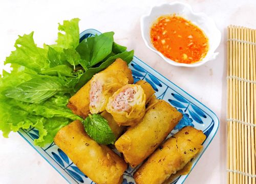 Chả giò khoai môn thịt heo