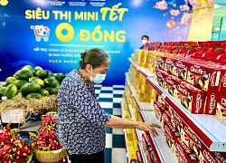 Đi siêu thị 0 đồng sắm Tết, cụ bà rưng rưng: 'Tưởng đâu hết ăn Tết rồi...'