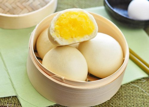 Món bánh bao ngọt nhân trứng sữa ngon mê ly