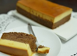 Món bánh chiffon kết hợp flan hấp dẫn