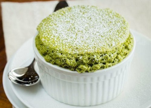 Món bánh souffle trà xanh đơn giản tại nhà