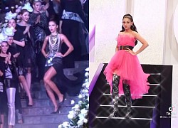 Trình catwalk trên cầu thang của mỹ nhân Việt: Minh Tú thần thái