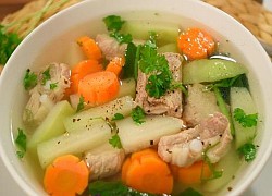 Canh sườn nấu su hào đơn giản, vô cùng dễ ăn