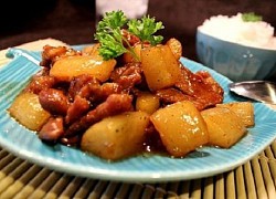 Món ngon mỗi ngày: Thịt ba chỉ kho su hào ngon tuyệt cú mèo ngày lạnh trời