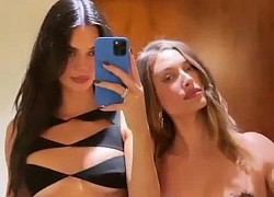 Siêu mẫu Kendall Jenner gây tranh cãi khi diện chiếc áo cắt xẻ 'hiểm hóc' chiếm hết spotlight tại đám cưới cô bạn thân