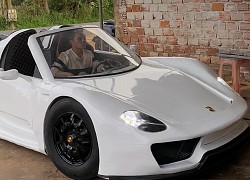 Thanh niên 18 tuổi phố núi tự chế siêu xe giống Porsche 918 Spyder giá trăm tỷ, phần hoàn thiện tốn tới 3 tháng