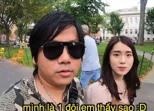 Cô gái sát cánh cùng Khoa Pug đi khắp nước Mỹ bỗng lọt tầm ngắm, "toang" giống Vương Phạm?