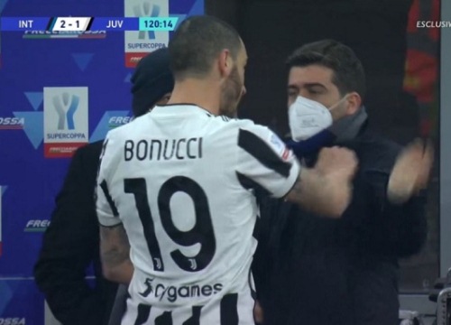 Bị khiêu khích, Bonucci túm cổ áo lãnh đạo Inter Milan