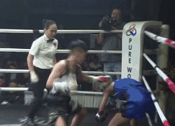 Clip: Nữ võ sĩ Việt khiến đối thủ nhập viện sau đòn knock out mãn nhãn