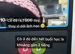 Giáo viên dạy online bị lỗi mạng, học trò phải chờ 20 phút, lúc sau zoom kĩ màn hình cô giáo mà ai cũng bật khóc