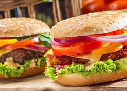 Món bánh hamburger chay thanh đạm tốt cho sức khỏe