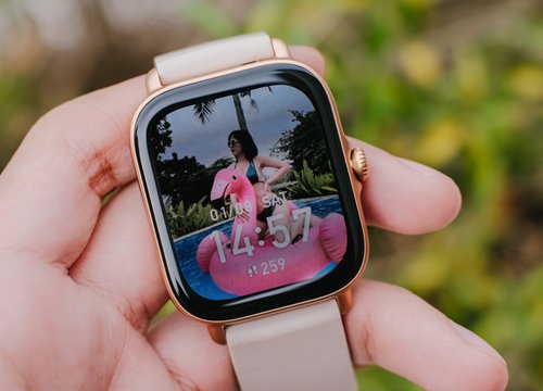 Trên tay Amazfit GTS 3: Thiết kế thời trang, có "núm vặn" như Apple Watch, pin 12 ngày, giá 4.2 triệu đồng