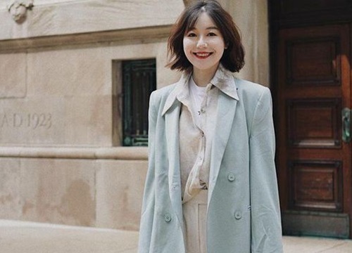 10 cách mặc blazer màu pastel không bị sến