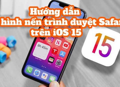 Cách thay hình nền Safari trên iPhone