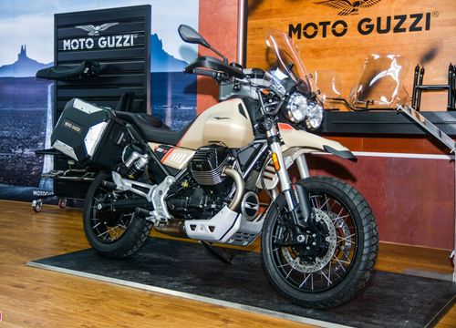 Cận cảnh môtô phượt Moto Guzzi V85 TT vừa mở bán tại Việt Nam