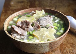 Canh bắp bò nấu khế