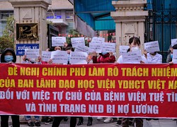 Hỗ trợ 3 triệu/người cho y bác sĩ Bệnh viện Tuệ Tĩnh bị nợ lương