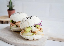 Làm sushi burger đổi vị ngày mới