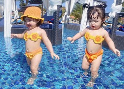 "Thế lực nhí" hot nhất đầu tuần gọi tên ái nữ nhà Đông Nhi: Diện bikini cưng xỉu, vòng 2 tròn xoe bụ bẫm gây sốt!