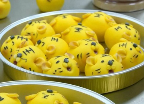 Bánh bao hình con hổ hút khách ở Trung Quốc