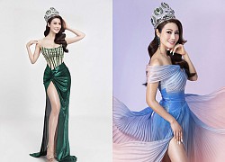 Đào Ái Nhi khoe dáng đồng hồ cát cùng đầm dạ hội