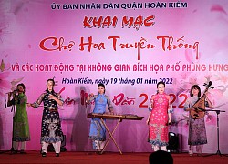 Khai mạc chợ hoa truyền thống Hàng Lược và các hoạt động tại không gian bích họa phố Phùng Hưng