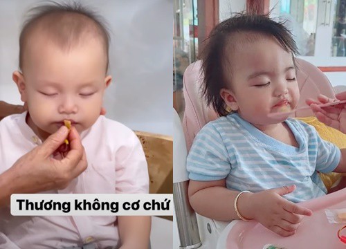 Khoảnh khắc đáng yêu của các nhóc tì sao Việt, ăn ngủ cùng một nhịp