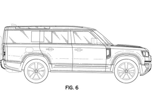 Lộ bản vẽ Land Rover Defender phiên bản kéo dài