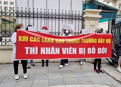 Lương vẫn 'trên giấy', nhân viên y tế BV Tuệ Tĩnh tiếp tục xuống đường đòi quyền lợi