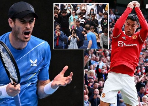 Murray, "trai hư" Kyrgios phát điên vì fan ăn mừng kiểu Ronaldo ở Australian Open