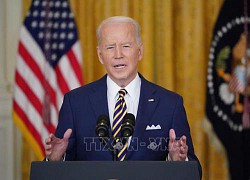 Tổng thống Mỹ Joe Biden tổ chức họp báo nhân dịp một năm cầm quyền