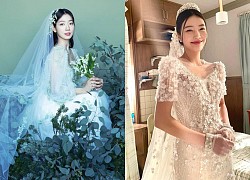 2 cô dâu đẹp nhất Kbiz hôm nay: Park Shin Hye bầu bí mà diện váy cưới tựa nữ thần, Joy (Red Velvet) xinh lộng lẫy đến "lụi tim"