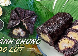 Cách gói bánh chưng gạo lứt cực đơn giản, ai cũng có thể làm được: Chị em không muốn tăng cân sau Tết phải thử ngay!