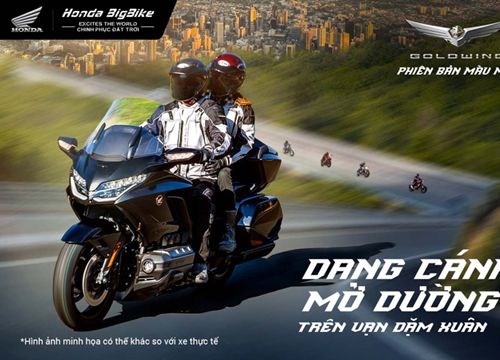 Cận cảnh "salon bay" Honda Gold Wing 2022 giá đắt ngang xế hộp tại Việt Nam