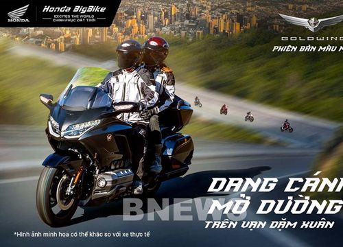 Honda Việt Nam giới thiệu bộ đôi xe phân khối lớn Gold Wing và Rebel 500