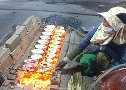 Nhân công mướt mồ hôi giữa trời Đông, phố biển Cửa Lò tất bật nướng cá thu ngày cuối năm